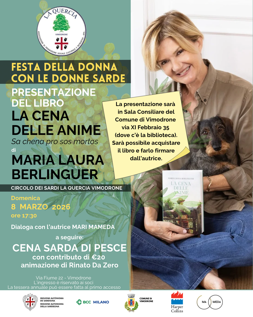 8 MARZO CON LE DONNE SARDE - Maria Laura Berlinguer