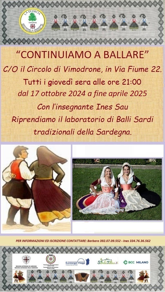 Lezioni di ballo sardo