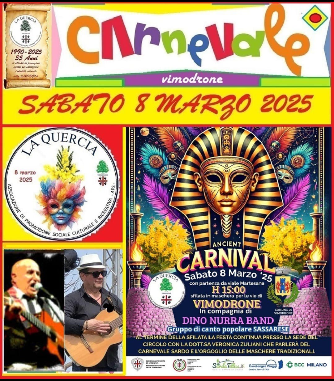 carnevale 8 marzo 2025